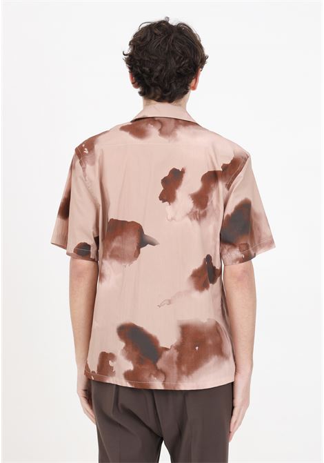 Brown patterned men's shirt IM BRIAN | CA28720028